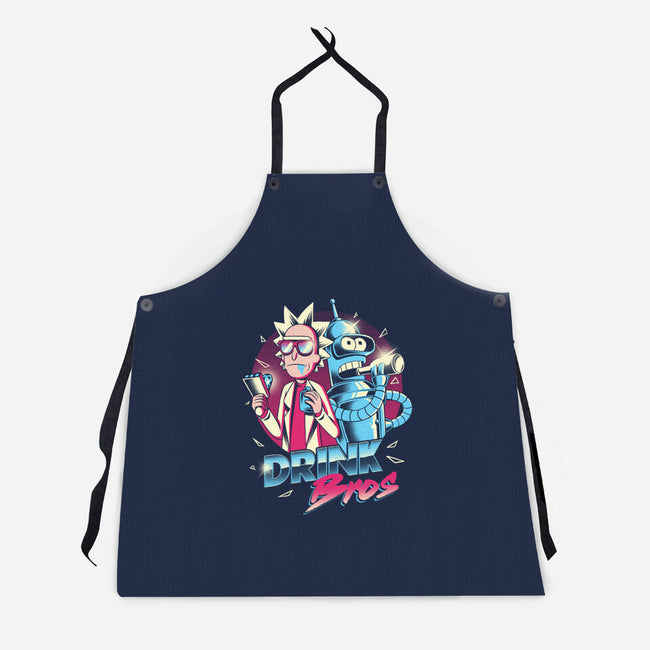 Drink Bros-unisex kitchen apron-yumie