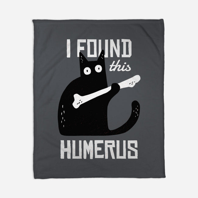 Cat With A Bone-none fleece blanket-cottonwander