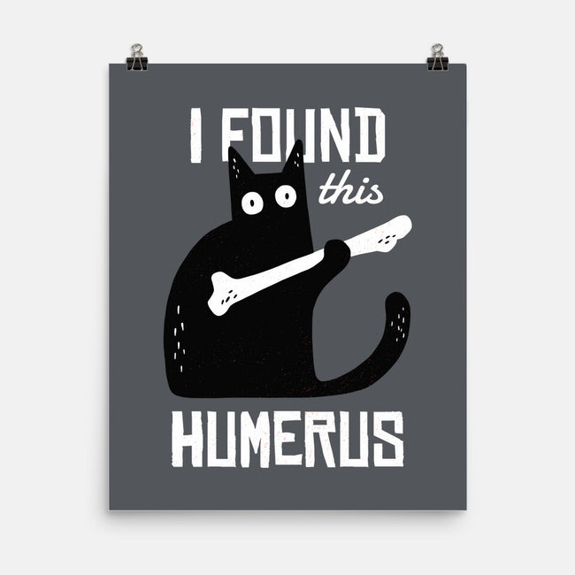 Cat With A Bone-none matte poster-cottonwander