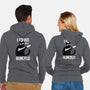 Cat With A Bone-unisex zip-up sweatshirt-cottonwander