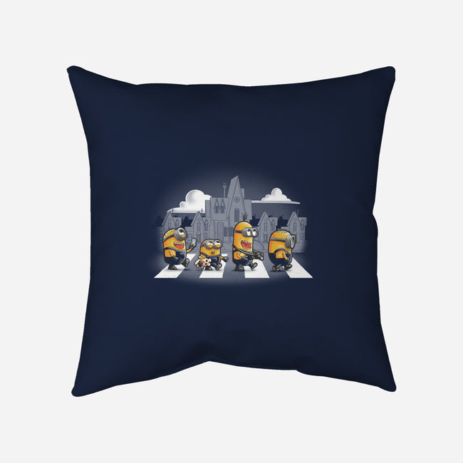Yellow Road-none non-removable cover w insert throw pillow-trheewood