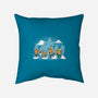 Yellow Road-none non-removable cover w insert throw pillow-trheewood