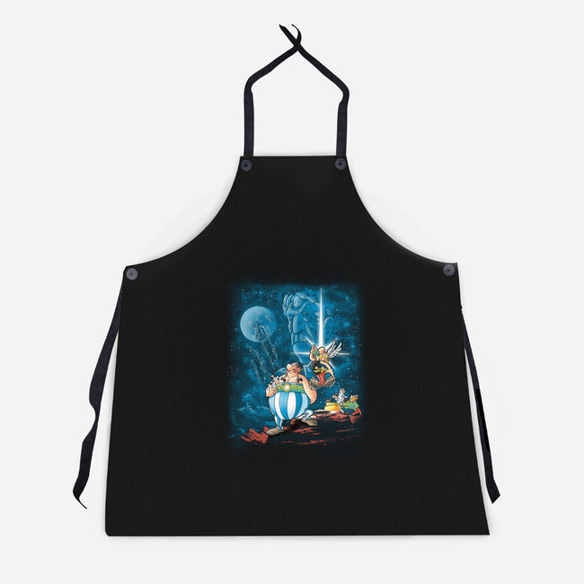 Gaul Wars-unisex kitchen apron-trheewood