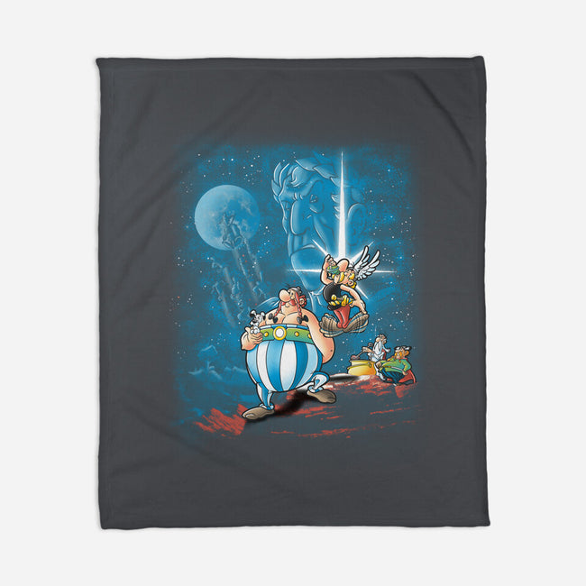 Gaul Wars-none fleece blanket-trheewood
