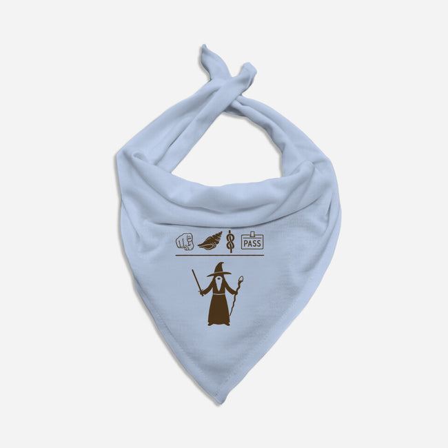 Wizard Hieroglyphs-dog bandana pet collar-Shadyjibes