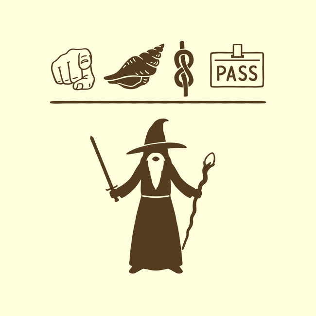 Wizard Hieroglyphs-none polyester shower curtain-Shadyjibes