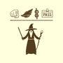 Wizard Hieroglyphs-none glossy sticker-Shadyjibes