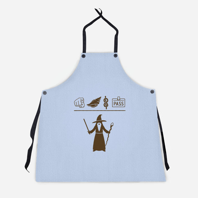 Wizard Hieroglyphs-unisex kitchen apron-Shadyjibes