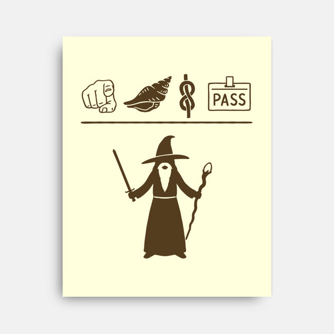 Wizard Hieroglyphs-none stretched canvas-Shadyjibes