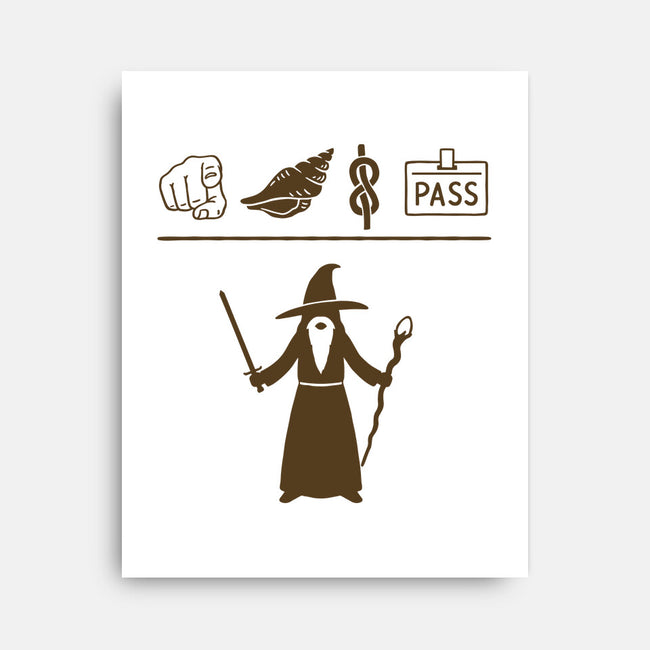 Wizard Hieroglyphs-none stretched canvas-Shadyjibes