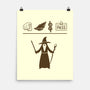 Wizard Hieroglyphs-none matte poster-Shadyjibes