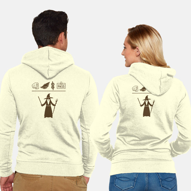 Wizard Hieroglyphs-unisex zip-up sweatshirt-Shadyjibes