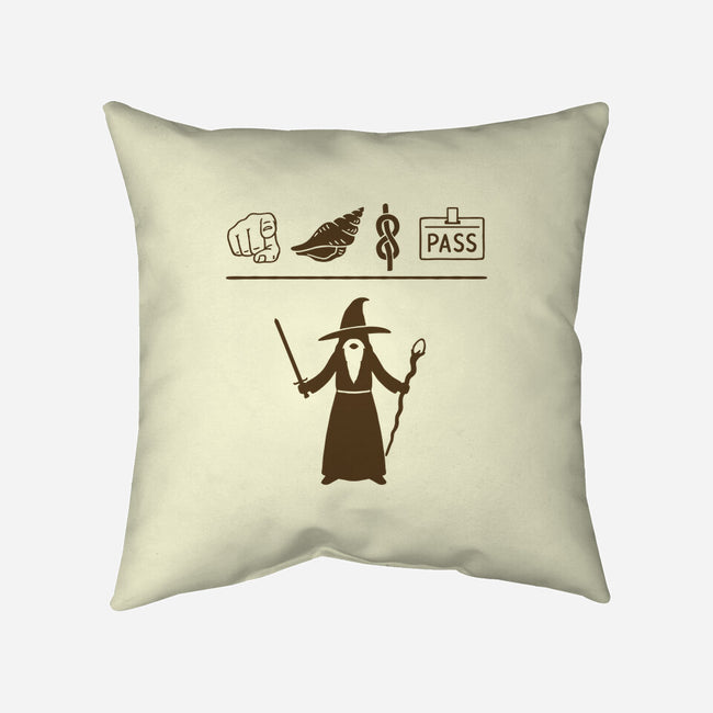 Wizard Hieroglyphs-none removable cover w insert throw pillow-Shadyjibes