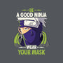Good Ninja-none beach towel-Geekydog