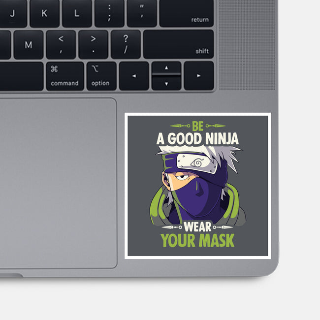 Good Ninja-none glossy sticker-Geekydog