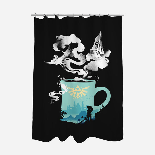 Adventure Brews-none polyester shower curtain-RamenBoy