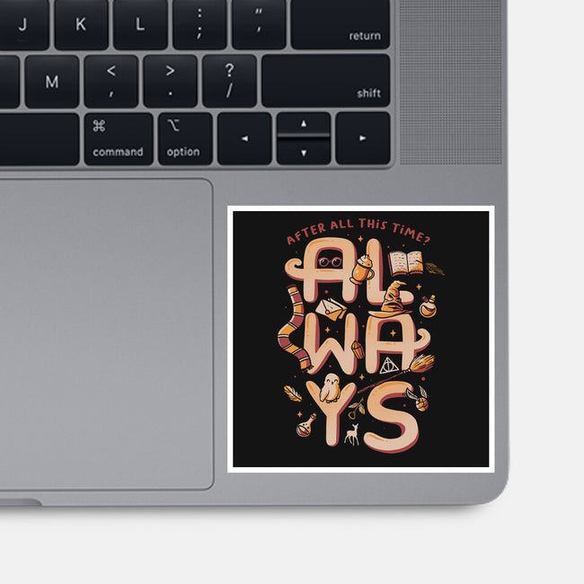 Always-none glossy sticker-eduely