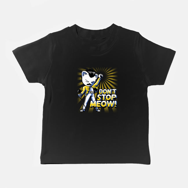 Don't Stop Meow-baby basic tee-estudiofitas