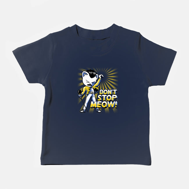 Don't Stop Meow-baby basic tee-estudiofitas