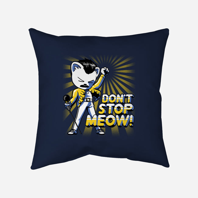 Don't Stop Meow-none removable cover w insert throw pillow-estudiofitas