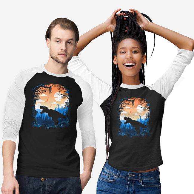 Sunset Rex-unisex baseball tee-albertocubatas
