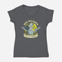 Bender Earth-womens v-neck tee-ducfrench
