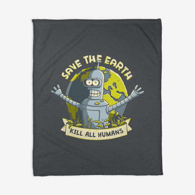 Bender Earth-none fleece blanket-ducfrench