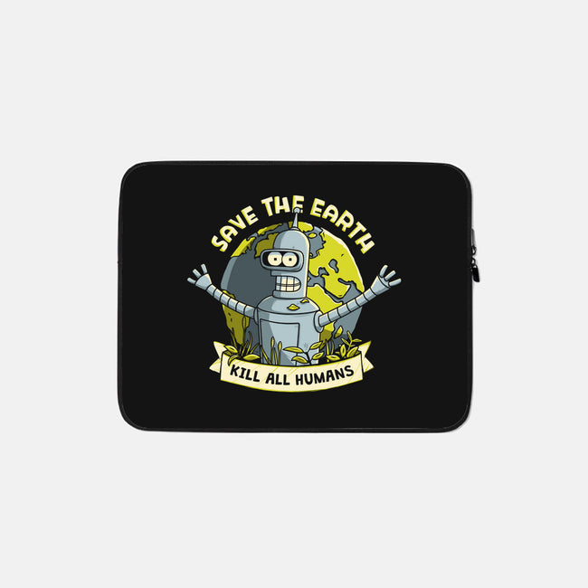 Bender Earth-none zippered laptop sleeve-ducfrench