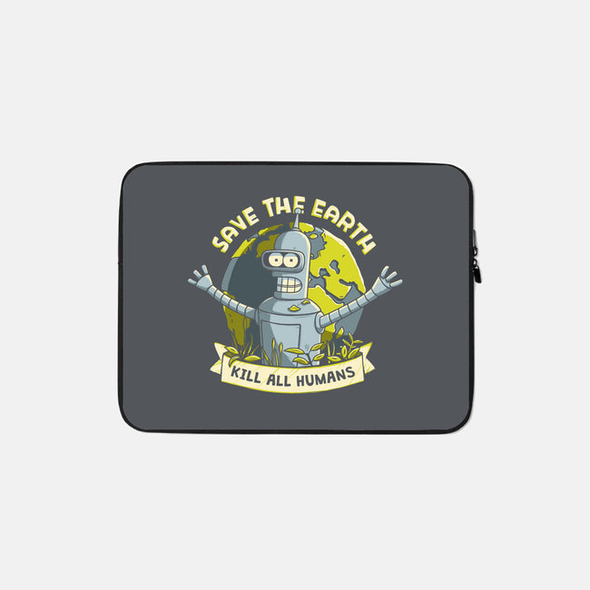 Bender Earth-none zippered laptop sleeve-ducfrench