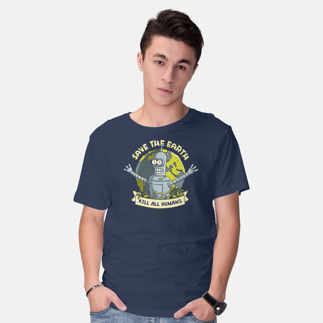 Bender Earth-mens basic tee-ducfrench