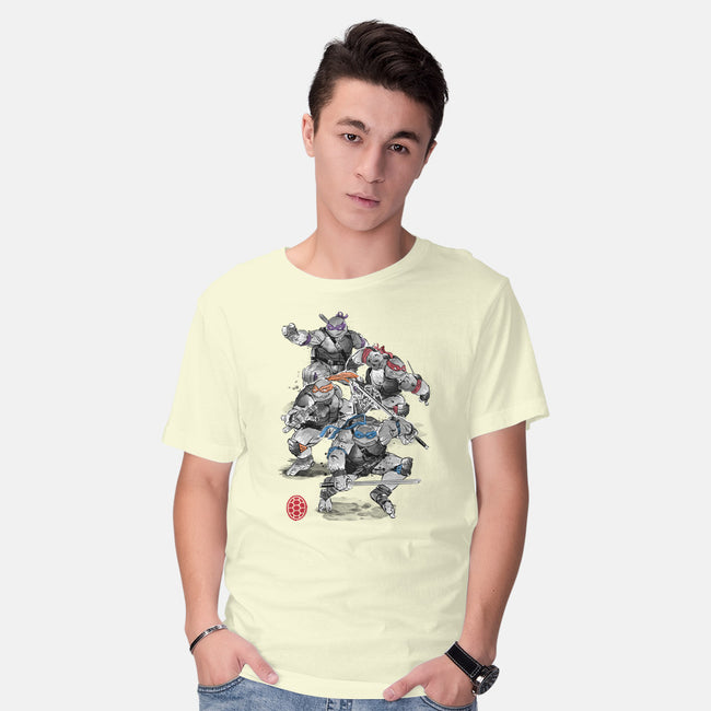 Turtle Squad-mens basic tee-DrMonekers