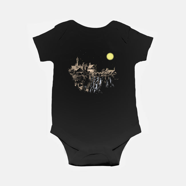 Elven Valley-baby basic onesie-fanfabio