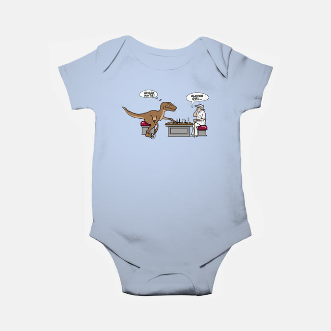 Checkmate-baby basic onesie-kimgromoll