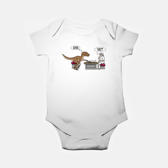 Checkmate-baby basic onesie-kimgromoll