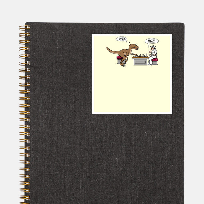 Checkmate-none glossy sticker-kimgromoll