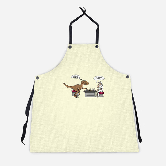 Checkmate-unisex kitchen apron-kimgromoll