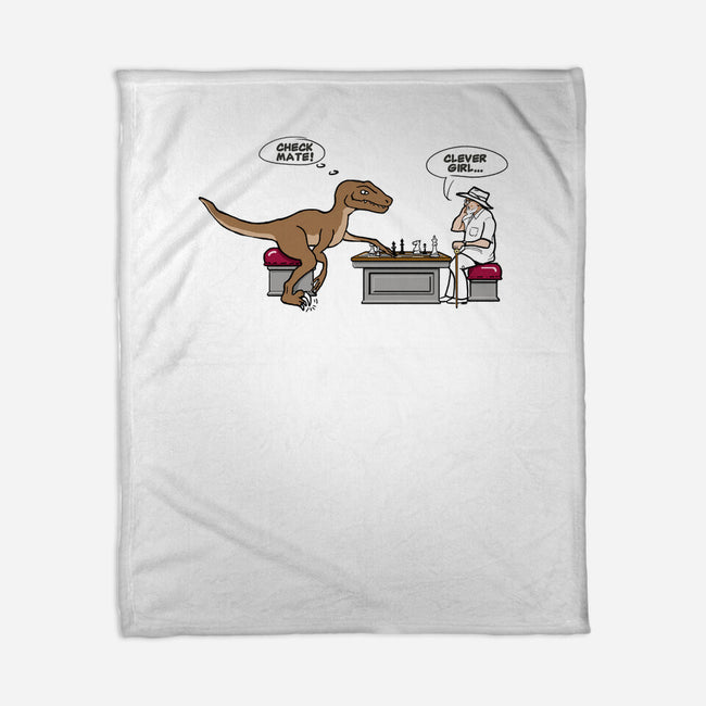 Checkmate-none fleece blanket-kimgromoll