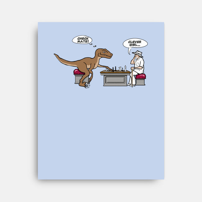 Checkmate-none stretched canvas-kimgromoll