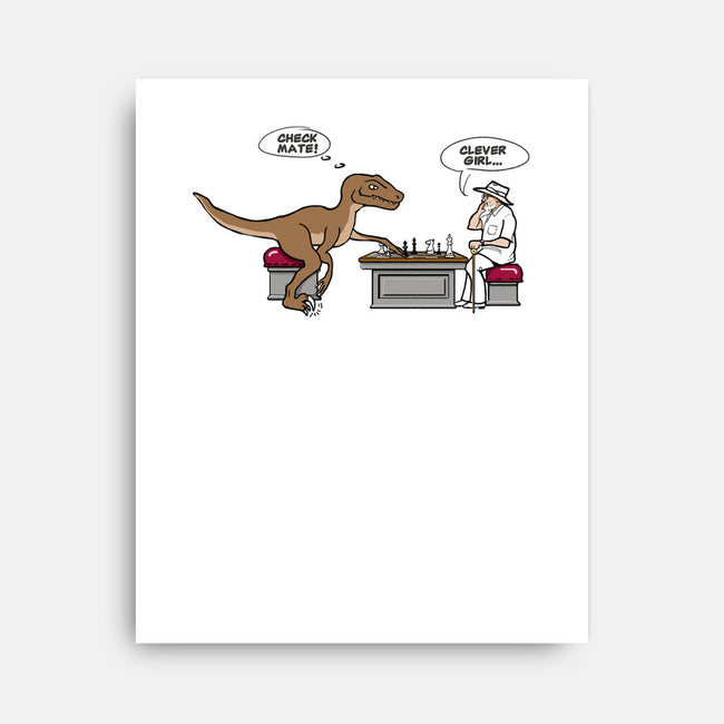 Checkmate-none stretched canvas-kimgromoll