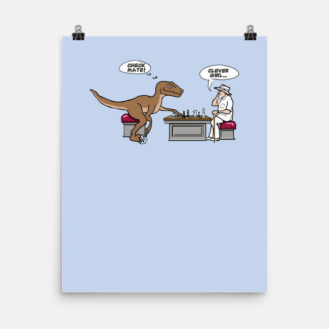 Checkmate-none matte poster-kimgromoll