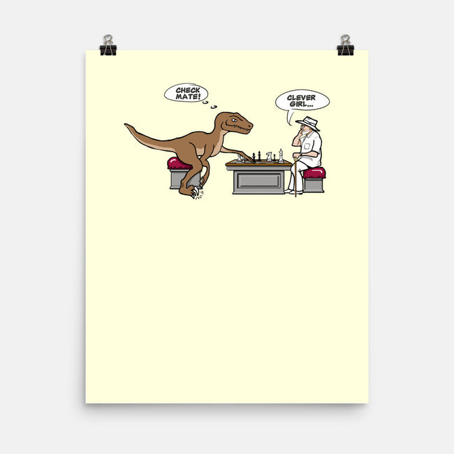 Checkmate-none matte poster-kimgromoll