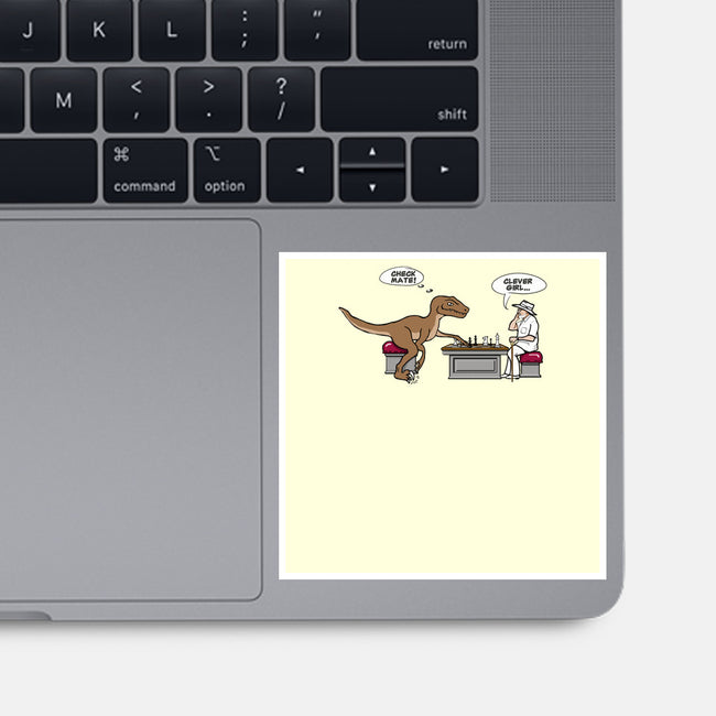 Checkmate-none glossy sticker-kimgromoll