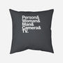 Cognitive Speech-none removable cover w insert throw pillow-mannypdesign