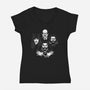 Bohemian Shadows-womens v-neck tee-DCLawrence