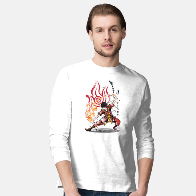 The Power of the Fire Nation-mens long sleeved tee-DrMonekers