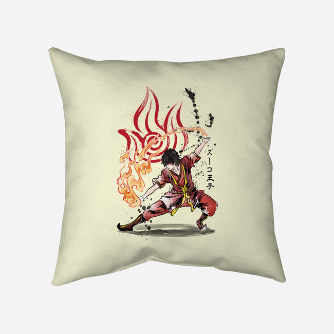 The Power of the Fire Nation-none removable cover w insert throw pillow-DrMonekers