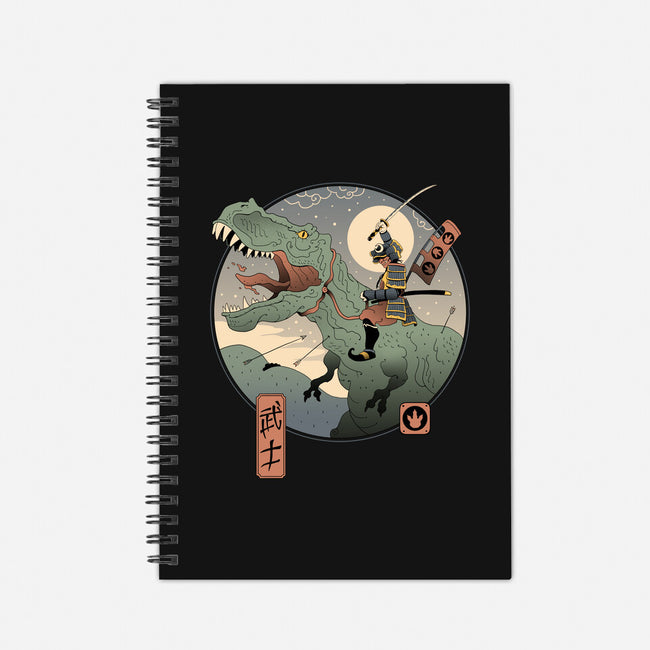 Jurassic Samurai-none dot grid notebook-vp021