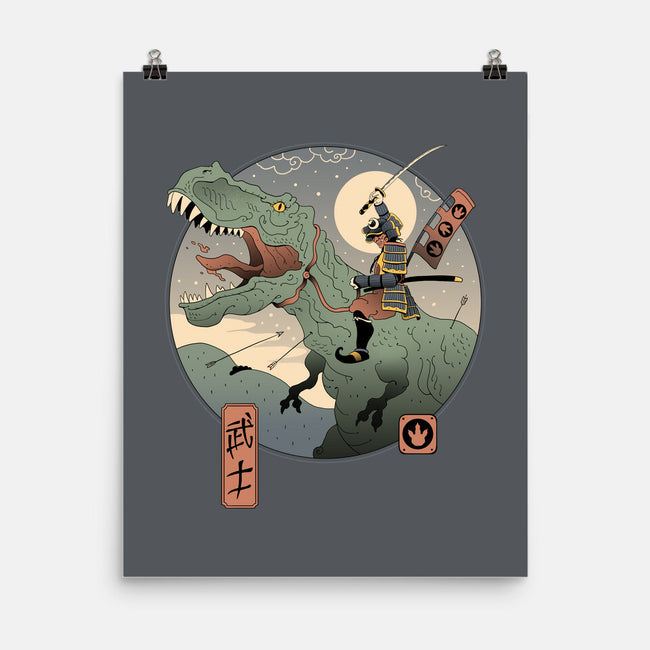 Jurassic Samurai-none matte poster-vp021