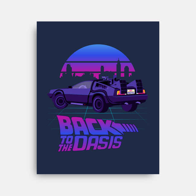 Back to the Oasis-none stretched canvas-GeekMeThat