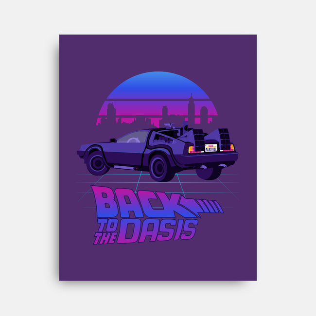 Back to the Oasis-none stretched canvas-GeekMeThat